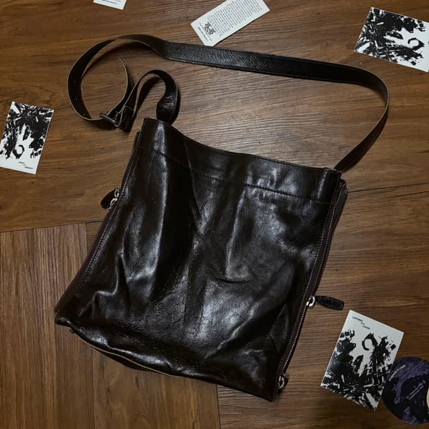Francesco Blasta 2-way leather bag