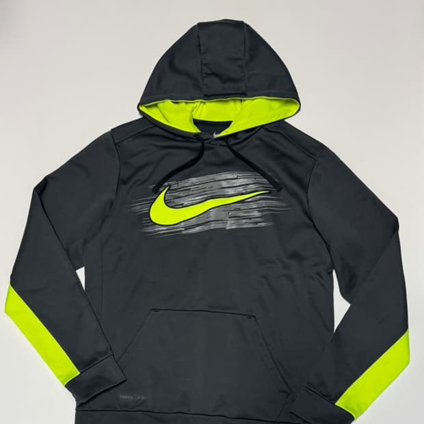 나이키 기능성 써마핏 형광 기모 후드티 M~L