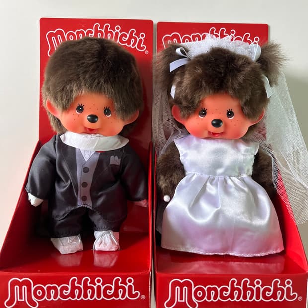 몬치치 웨딩 신랑 신부 세트 (일괄 판매)