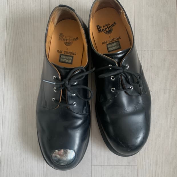 닥터마틴 x 라프시몬스 블랙 더비 슈즈
