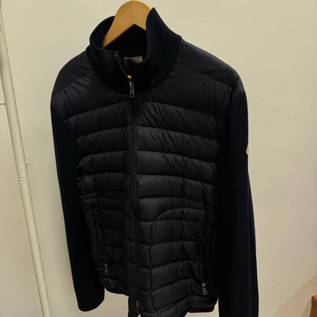 몽클레어 니트패딩 xl 블랙 25fw