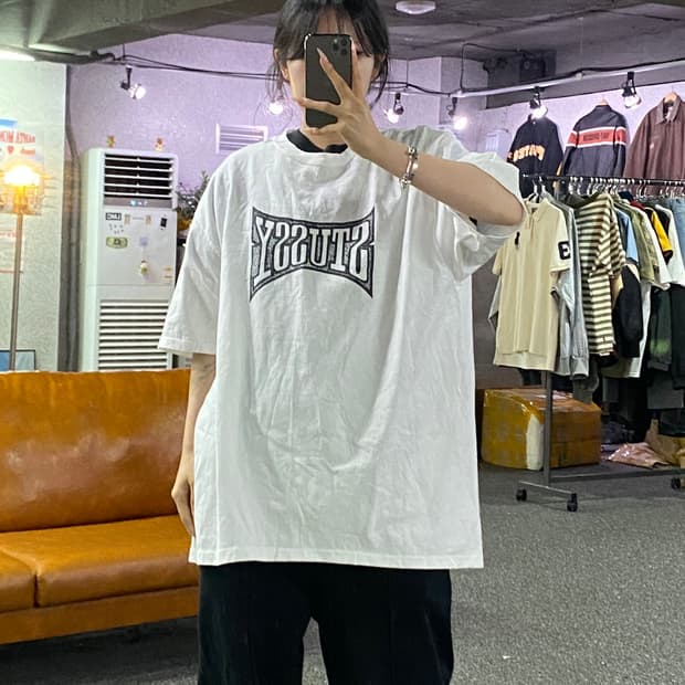 스투시 챔피온 협업 반팔 티셔츠 B5463