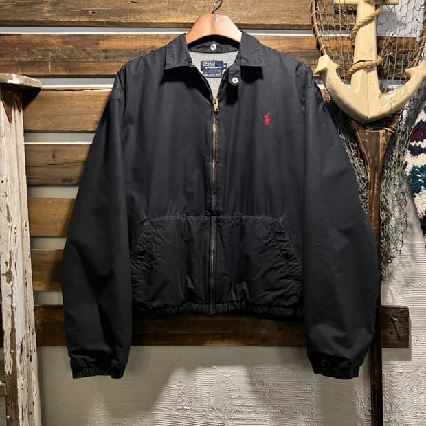 [S]80's 폴로 랄프로렌 USA 플리스 라이닝 드리즐러 자켓