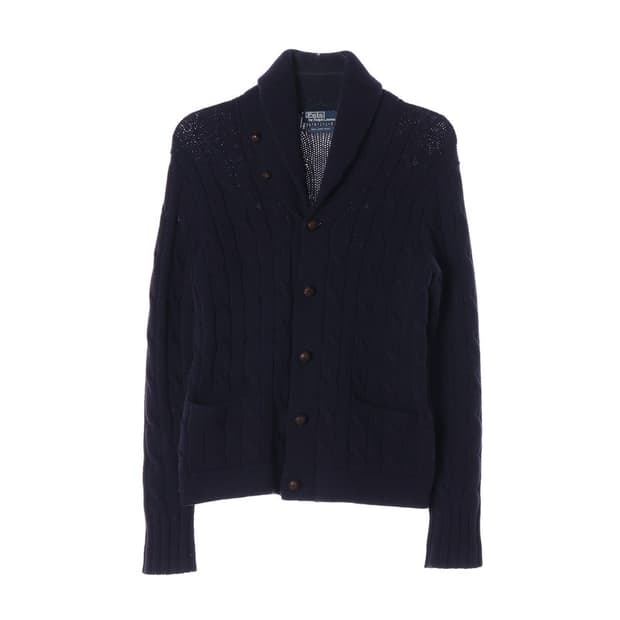 폴로 랄프 로렌 램스울 가디건 M