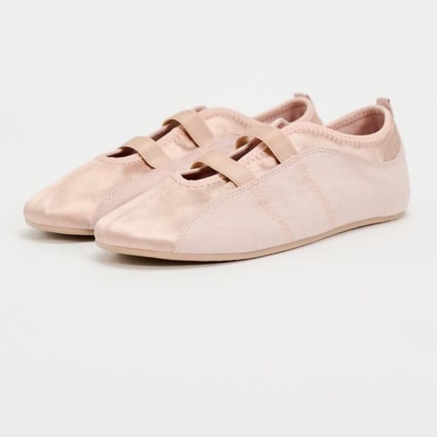 자라 새틴 스포츠 발레리나 슈즈 38