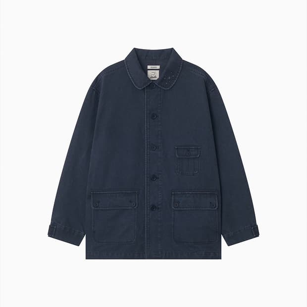 오헤시오 STAR FLORAL WASHED COTTON JACKET