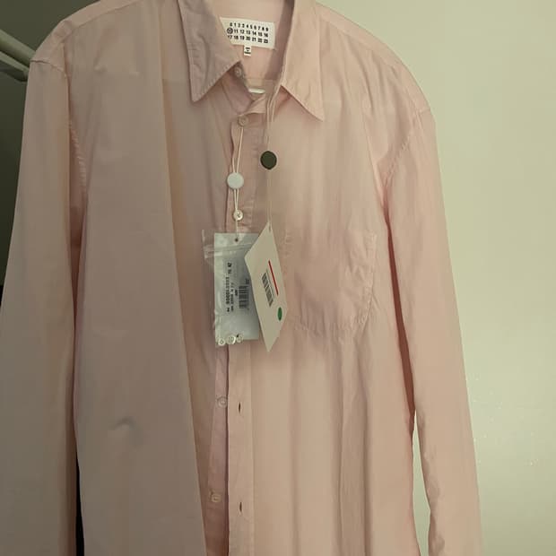 마르지엘라 연핑크 셔츠 42 새상품