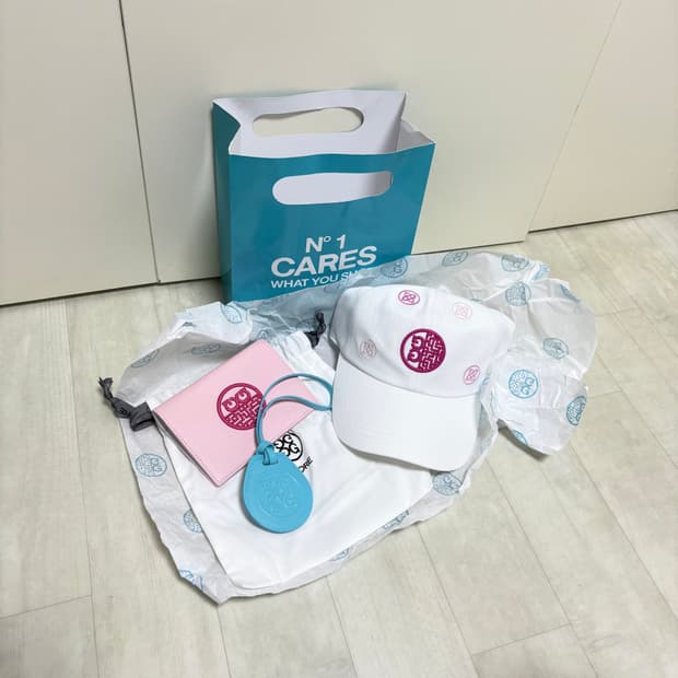 지포어 골프모자, 여권케이스 선물세트