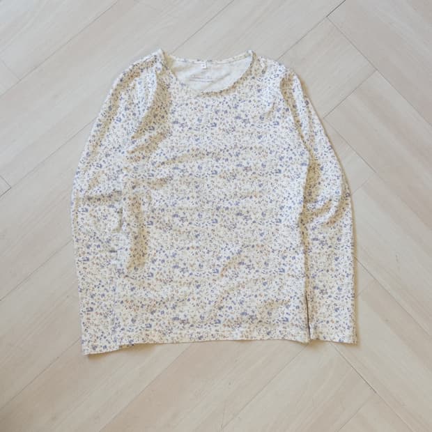 [Cinema Club] floral cotton long sleeve