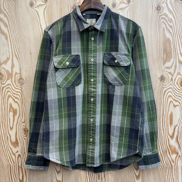 리바이스 웨스턴 체크 셔츠