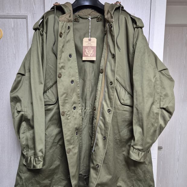 [택달린 새상품] 브론슨 m51 피쉬테일 파카 개파카  M 사이즈