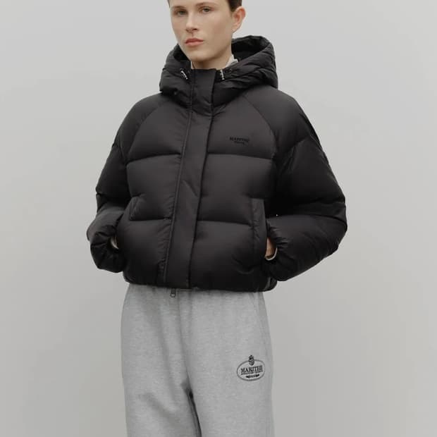 마리떼 프랑소와 저버 크롭 다운 패딩 M사이즈 새상품