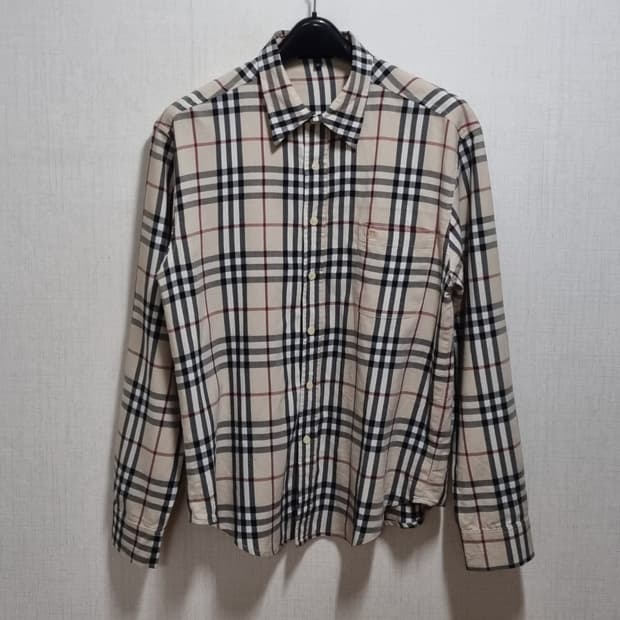 ( L ) 버버리 클래식 노바체크 셔츠