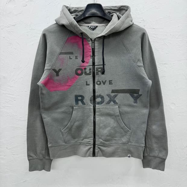 roxy 래글런 후드집업