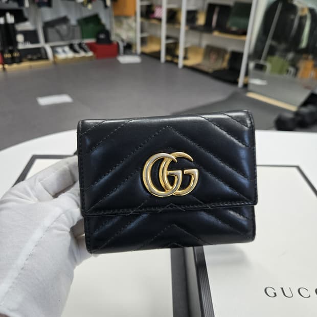 [A급컨디션]구찌 마몬트 삼단지갑