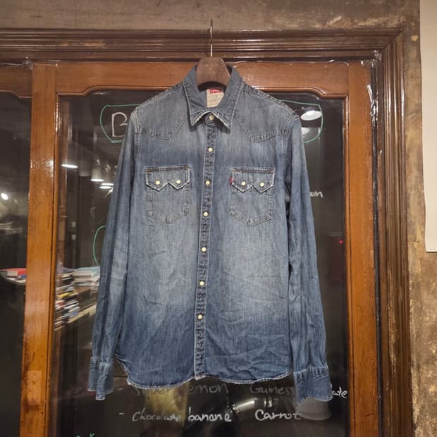 리바이스 데님셔츠 