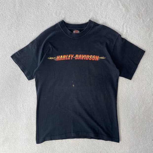 할리데이비슨 USA 빅 트윈 반팔 티셔츠 
