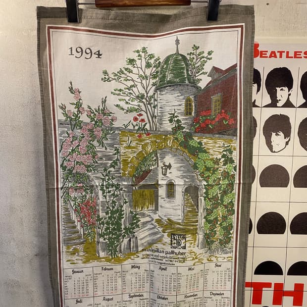 ☕️유럽 티타월 캘린더패브릭