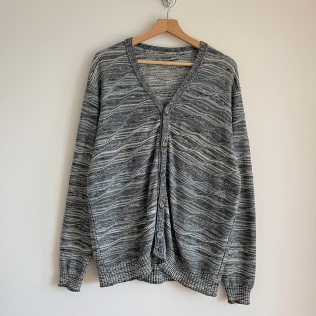 Pre owned 이태리 메이드 코튼 니트 가디건