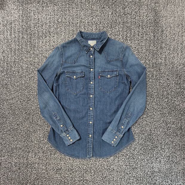 빈티지9. Levi's 리바이스 우먼스 웨스턴 데님 셔츠