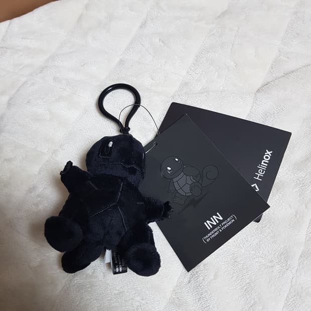 프라그먼트 포켓몬 꼬부기 인형 키링 블랙