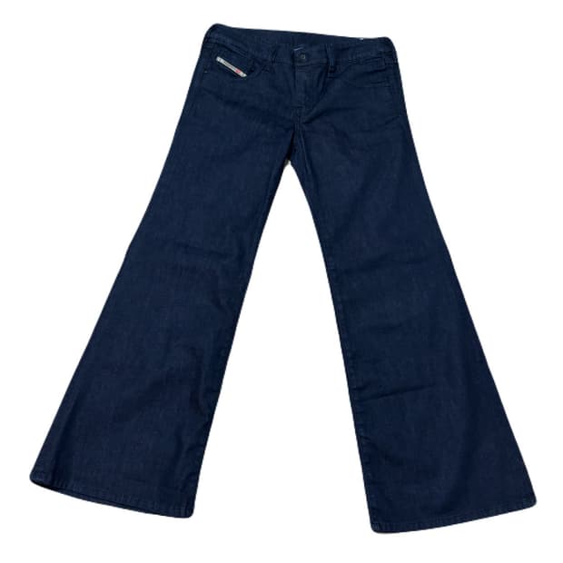 2000s 디젤와이드 플레어 부츠컷데님팬츠