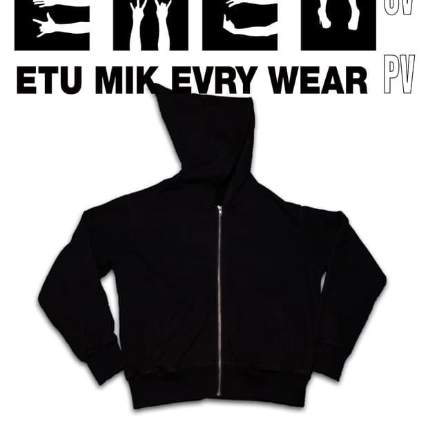 에투믹 GOBLIN ZIP UP /ROTTEN BLACK