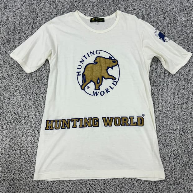 Hunting world 이태리 90s 프린팅 티셔츠