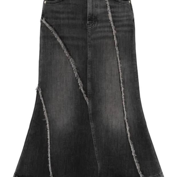 가니 데님 스커트