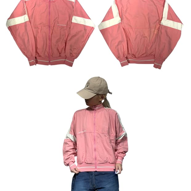 미즈노 재팬 핑크 오버핏 져지 트랙탑 져지 90