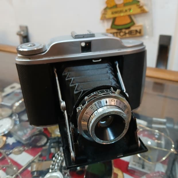 50년대 영국 빈티지 자바라 폴딩 카메라 (GB kershaw 630)