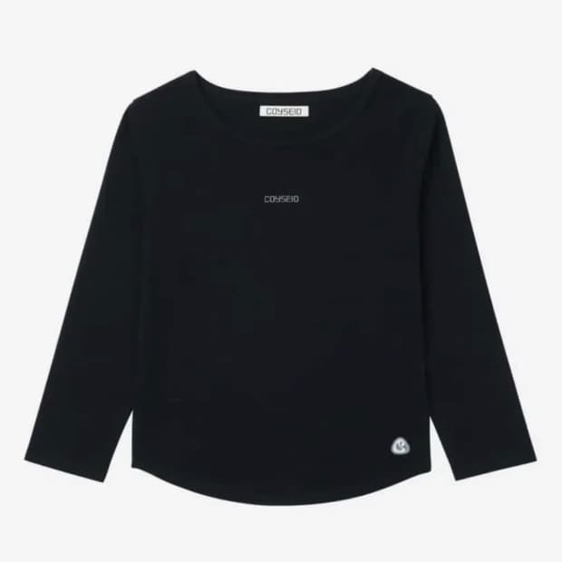 코이세이오 로고 카프리 슬리브 블랙