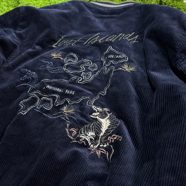 코듀로이 수베니어 자켓 L