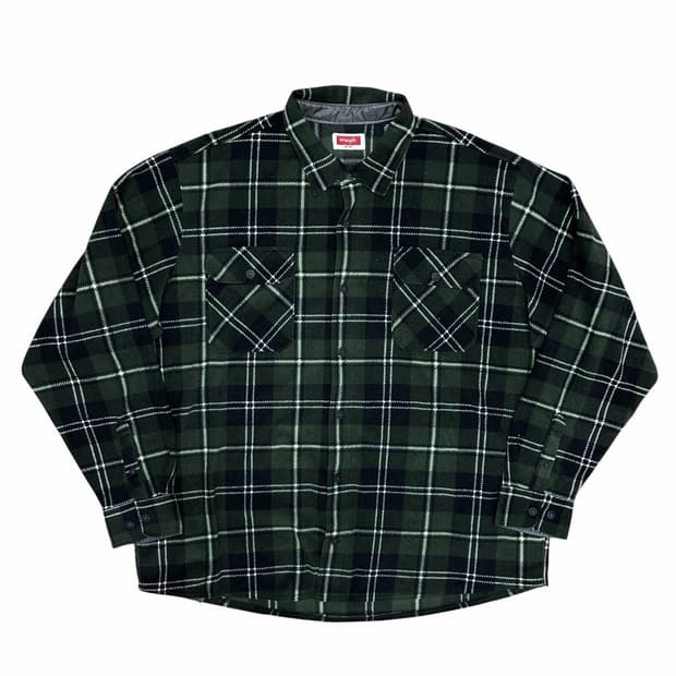 랭글러 빈티지 플리스 체크셔츠(2XL)