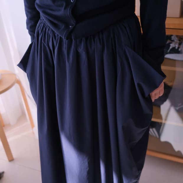 Drape pocket skirt 