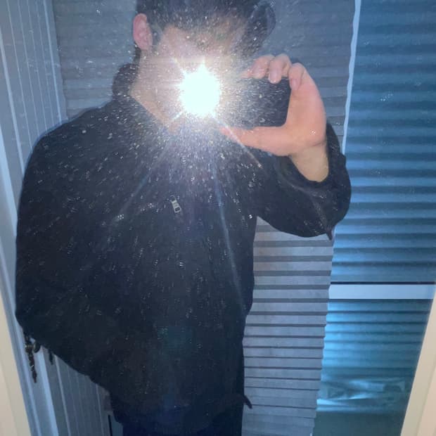 알마니 익스체인지 코튼-나일론 필드 자켓