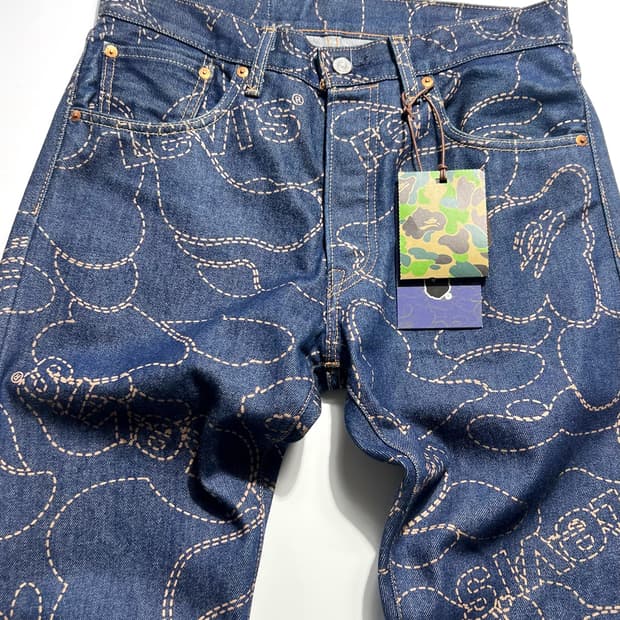 Bape Levis 501 Denim Pants