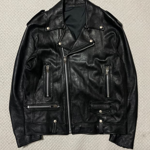 [46] MAMAGARI 마마가리 웨스턴 무드 염소가죽 레더 자켓