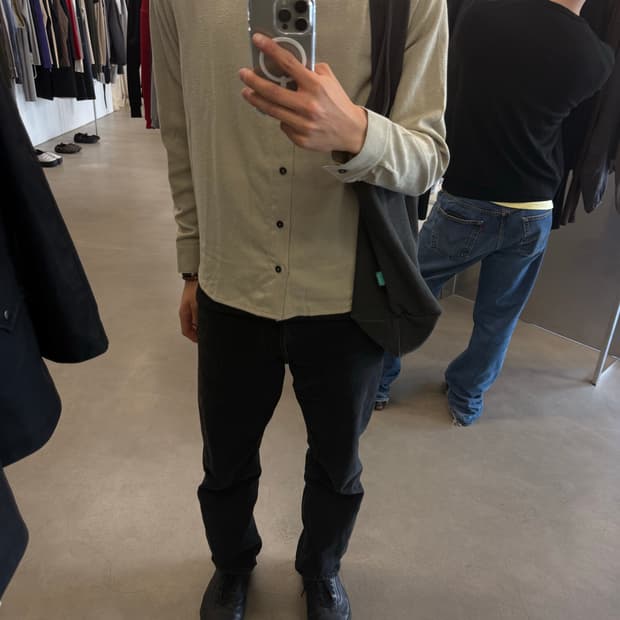 LES seim tailored shirt(beige) 2사이즈