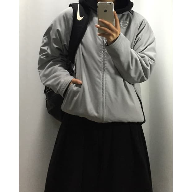 Nike 나이키 스우시 올드스쿨 바람막이 자켓