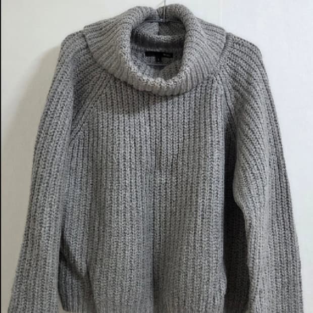 여성 그레이 니트,스웨터 55~66