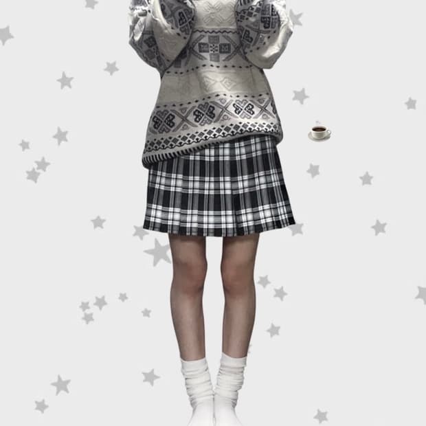 일본빈티지 미니스커트 일괄 4개