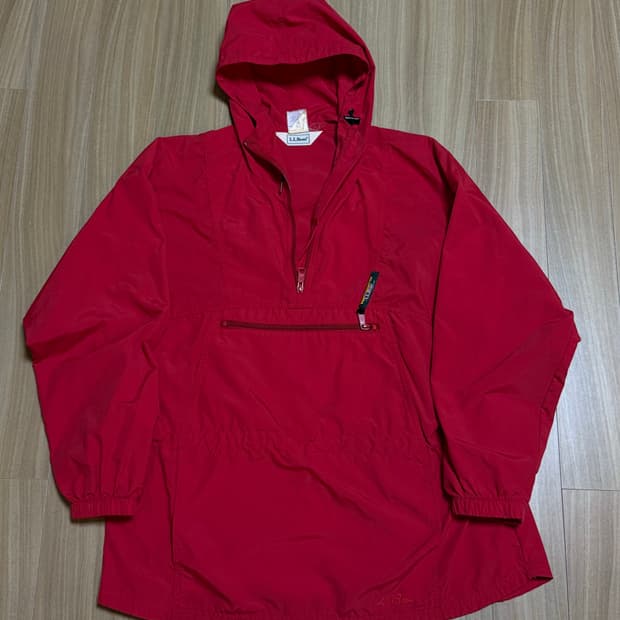 80s 엘엘빈 나일론 아노락 자켓