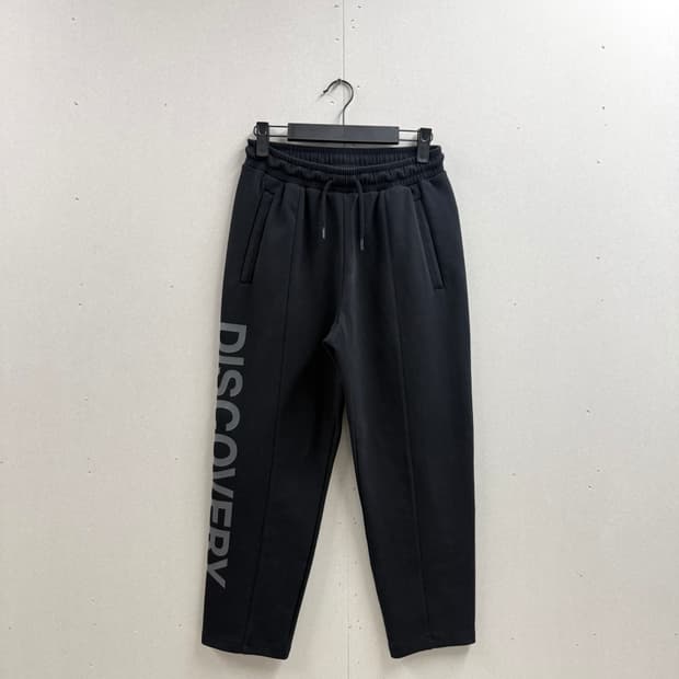 여성 67 / 디스커버리 사이드로고 팬츠 바지 블랙