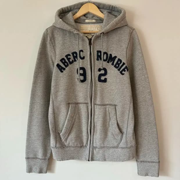 아베크롬비 회색 후드 집업