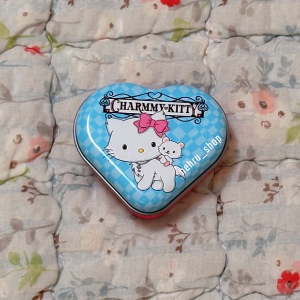 고전키티 헬로키티 챠미키티 하트 미니 틴케이스 보관함