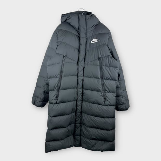 (100) 나이키 NSW 덕다운 롱 패딩 블랙