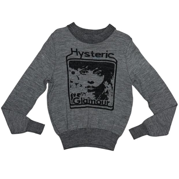 히스테릭 글래머 아카이브 히스걸 니트 스웨터