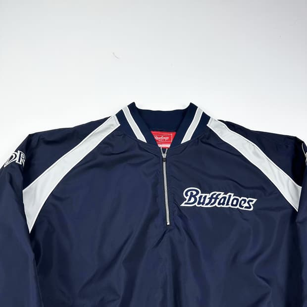 VTG 빈티지 재팬 네이비 반집업 웜업 (XXL)