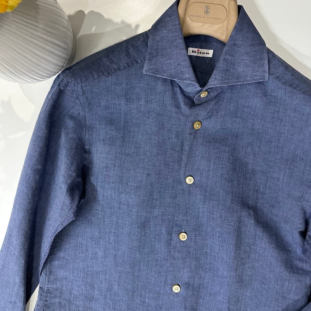 키톤 나폴리 이탈리안 린넨 셔츠